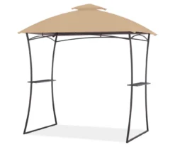 Dome Top Grill Gazebo Beige Replacement Canopy -Garden Oasis 810549341 21