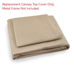 Dome Top Grill Gazebo Beige Replacement Canopy -Garden Oasis 810549341 3