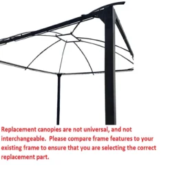 South Hampton Gazebo Replacement Riplock Canopy -Garden Oasis 810549346 4