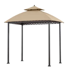 Pinehurst Grill Gazebo Beige Replacement Canopy -Garden Oasis 810549353 3