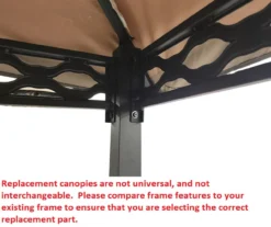 Pinehurst Grill Gazebo Replacement Riplock Canopy -Garden Oasis 810549357 41