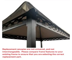 Pinehurst Grill Gazebo Replacement Riplock Canopy -Garden Oasis 810549357 61