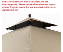 Pinehurst Grill Gazebo Replacement Riplock Canopy -Garden Oasis 810549357 71