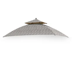 Pinehurst Grill Gazebo Beige Damask Replacement Canopy -Garden Oasis 810549360 11