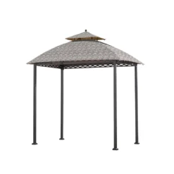 Pinehurst Grill Gazebo Beige Damask Replacement Canopy -Garden Oasis 810549360 8