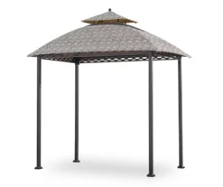 Pinehurst Grill Gazebo Beige Damask Replacement Canopy -Garden Oasis 810549360 81