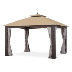 Augusta Gazebo Beige Replacement Riplock Canopy -Garden Oasis 810549366 3