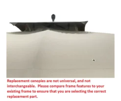 Augusta Gazebo Beige Replacement Riplock Canopy -Garden Oasis 810549366 51