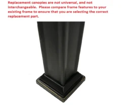 Pinehurst Gazebo Beige Replacement Canopy -Garden Oasis 810549369 61