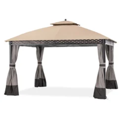 Pinehurst Gazebo Beige Replacement Canopy -Garden Oasis 810549369 7