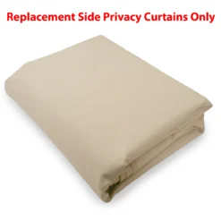 Pinehurst Gazebo Beige Replacement Privacy Curtain Set -Garden Oasis 810549372 2