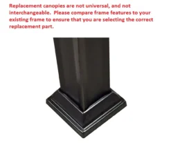 Windsor Dome Gazebo Replacement Riplock Canopy -Garden Oasis 810549376 51