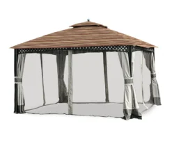 Windsor Dome Gazebo Canyon Stripe Replacement Canopy -Garden Oasis 810549382 31