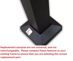 Windsor Grill Gazebo Beige Replacement Canopy -Garden Oasis 810549384 61