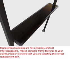 Windsor Grill Gazebo Replacement Riplock Canopy -Garden Oasis 810549388 51