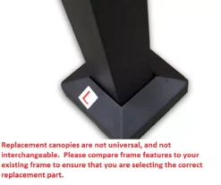 Windsor Grill Gazebo Replacement Riplock Canopy -Garden Oasis 810549388 61