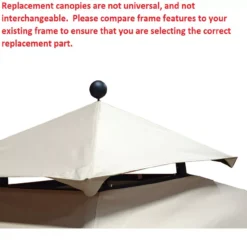 Windsor Grill Gazebo Replacement Riplock Canopy -Garden Oasis 810549388 7