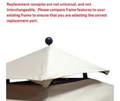 Windsor Grill Gazebo Replacement Riplock Canopy -Garden Oasis 810549388 71