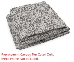 Windsor Grill Gazebo Beige Damask Replacement Canopy -Garden Oasis 810549390 21