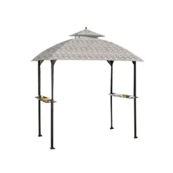 Windsor Grill Gazebo Beige Damask Replacement Canopy -Garden Oasis 810549390 8