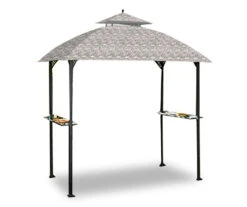 Windsor Grill Gazebo Beige Damask Replacement Canopy -Garden Oasis 810549390 81