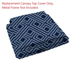 Windsor Grill Gazebo Midnight Blue Trellis Replacement Canopy -Garden Oasis 810549391 21