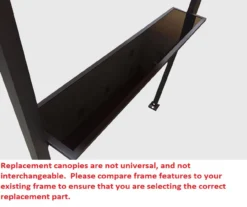 Windsor Grill Gazebo Midnight Blue Trellis Replacement Canopy -Garden Oasis 810549391 51