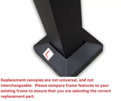 Windsor Grill Gazebo Midnight Blue Trellis Replacement Canopy -Garden Oasis 810549391 61