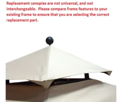 Windsor Grill Gazebo Midnight Blue Trellis Replacement Canopy -Garden Oasis 810549391 71