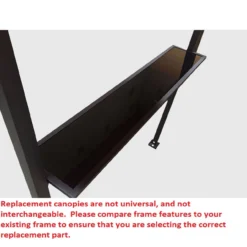 Windsor Grill Gazebo Canyon Stripe Replacement Canopy -Garden Oasis 810549393 5