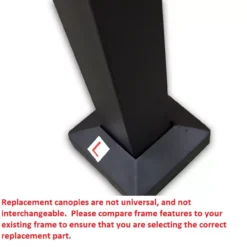 Windsor Grill Gazebo Stone Stripe Replacement Canopy -Garden Oasis 810549394 6