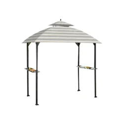 Windsor Grill Gazebo Stone Stripe Replacement Canopy -Garden Oasis 810549394 8