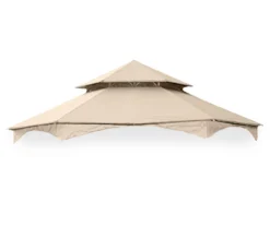 Southbay Gazebo Beige Replacement Canopy -Garden Oasis 810549395 11