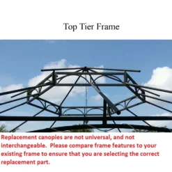 Southbay Gazebo Replacement Riplock Canopy -Garden Oasis 810549400 5