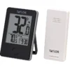 Taylor Black & Silver Wireless Digital Indoor & Outdoor Thermometer -Garden Oasis 810549588