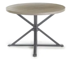 Broyhill Sandpointe Steel Round Patio Dining Table -Garden Oasis 810554377 3