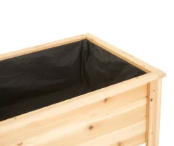 47.6" Wood Raised Garden Bed With Shelf -Garden Oasis 810555214 2