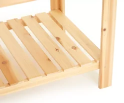 47.6" Wood Raised Garden Bed With Shelf -Garden Oasis 810555214 3