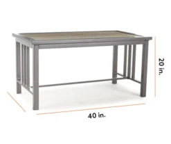 Eagle Brooke Wood Look Patio Coffee Table -Garden Oasis 810555217 99 1