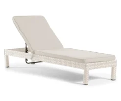 Broyhill Eagle Brooke All-Weather Wicker Cushioned Chaise Lounger -Garden Oasis 810555245