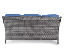 Real Living Rockbridge All-Weather Wicker Cushioned Patio Sofa & Ottoman Set -Garden Oasis 810555261 4