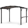 8.5' X 13' Capilano Steel Pergola With Bar Counter -Garden Oasis 810555271