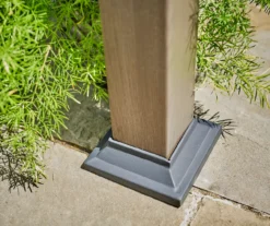 8.5' X 13' Capilano Steel Pergola With Bar Counter -Garden Oasis 810555271 5