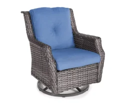 Real Living Rockbridge 3-Piece Cushioned Patio Glider & Side Table Set -Garden Oasis 810555286 1