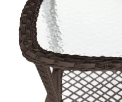 Real Living Rockbridge 3-Piece Cushioned Patio Glider & Side Table Set -Garden Oasis 810555289 5