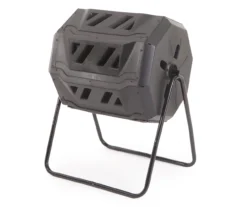 Black Plastic Rotating Composter -Garden Oasis 810555897 1
