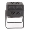 Black Plastic Rotating Composter -Garden Oasis 810555897