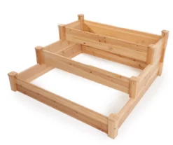 53.1" Wood 3-Tiered Raised Garden Bed -Garden Oasis 810555900 2