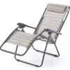 Gray Sling Fabric Gravity Lounger Chair -Garden Oasis 810556793