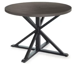 Broyhill Sandpointe Steel Round Patio Dining Table -Garden Oasis 810557038 1 1